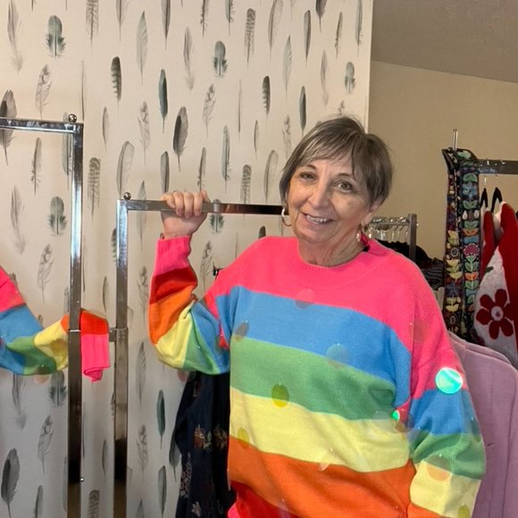 JODIFL Rainbow bright sweater - Picture 4 of 4